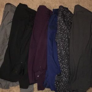 Express extra slim dress shirts bundle (4)